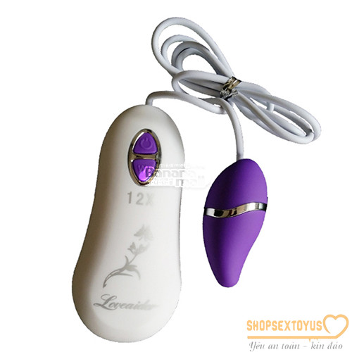 Trứng rung tình yêu Loveaider 12x đồ chơi tình ái giá rẻ – TR004  | Dụng cụ đồ chơi kích thích nữ, sex toy nữ đa năng