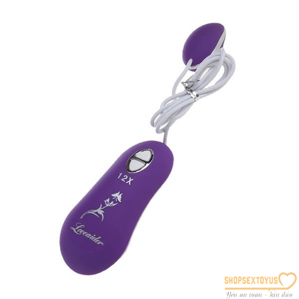 Trứng rung tình yêu Loveaider 12x đồ chơi tình ái giá rẻ – TR004  | Dụng cụ đồ chơi kích thích nữ, sex toy nữ đa năng