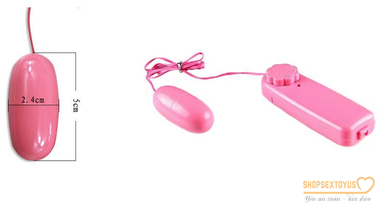 Trứng rung tình yêu một đầu CÀNA có dây | dụng cụ tình ái đồ chơi tăng sinh lý giá rẻ