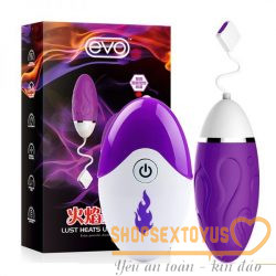 Sextoy cao cấp trứng rung tỏa nhiệt 42 độ