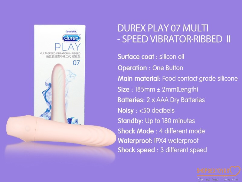 Máy rung cầm tay đồ chơi dương vật ngụy trang Durex | Dương vật cầm tay ngụy trang DUREX kích dục nữ