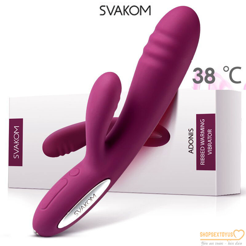 Dương vật giả cầm tay, có nhánh tạo nhiệt Svakom | Svakom hãng đồ chơi tình dục uy tín toàn cầu