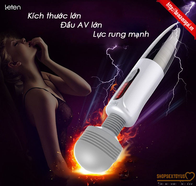 Chày rung tình dục sạc pin siêu mạnh Lightning Letten – CR233 | dụng cụ đồ chơi tình ái cho nữ