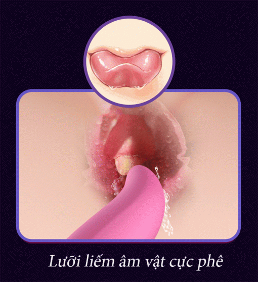 Chày rung tình dục kết hợp lưỡi liếm Leten – CR231 | Máy rung âm đọa nữ sướng tê người