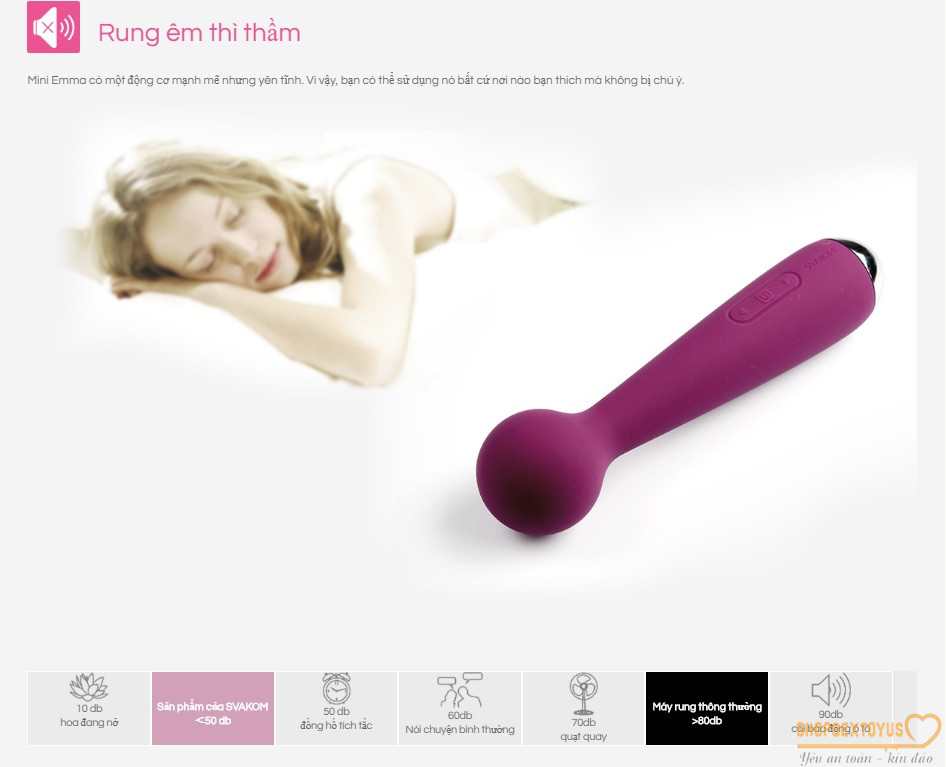 Máy massage dụng cụ sextoy cao cấp SVAKOM – CR227 | Chày rung tình dục nữ nhập khẩu USA