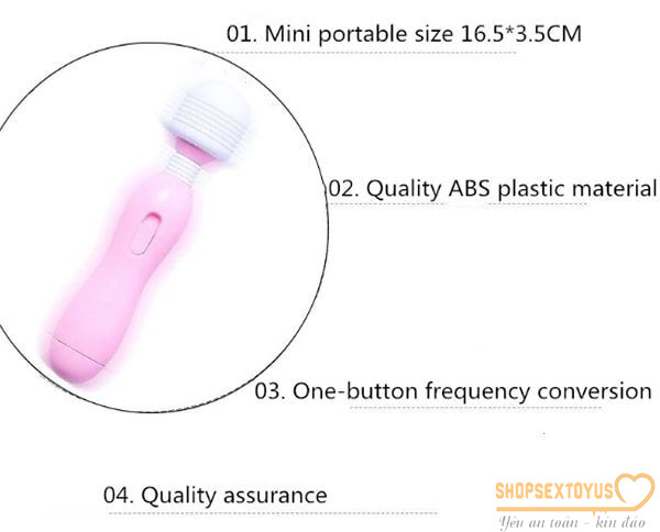 Chày rung tình dục mini dùng pin giá rẻ – CR244 | dụng cụ yêu kích thích tình dục nữ