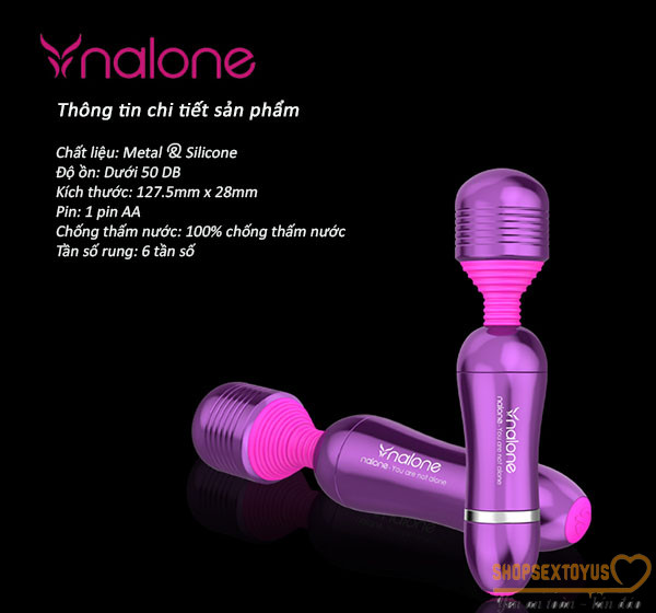 Chày rung tình dục dụng cụ massage âm đạo Nalone Roma – CR241  |  Máy massage âm đạo nữ