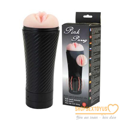 Âm đạo giả cầm tay đèn pin có rung giá rẻ  Pink Pussy – AD298 | Đồ chơi tình dục nam được ưa chuộng nhất