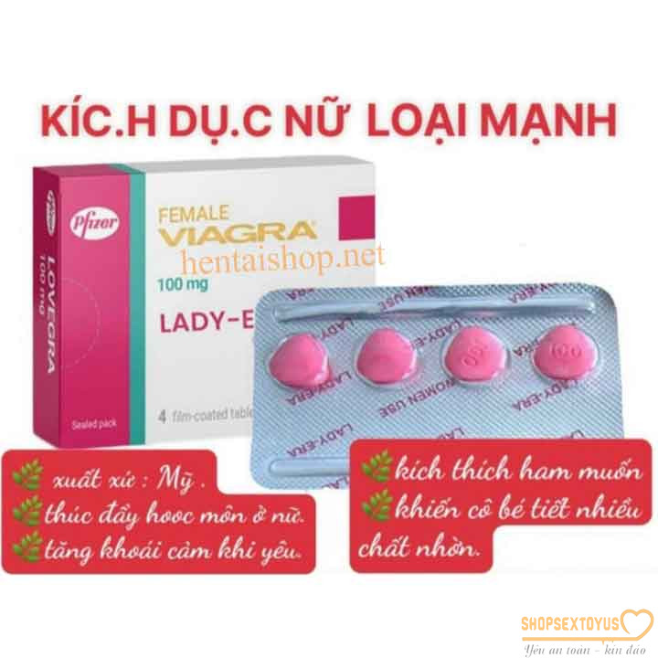Thuốc kích thích tình dục nữ dạng vỉ 4 viên lady era-KD336 | Viên uống tăng sinh lý kích dục nữ tăng hưng phấn