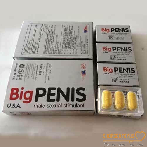 Thuốc cường dương nam kéo dài quan hệ Big Penis-CDN338| Viên uống kích thích tình dục nam