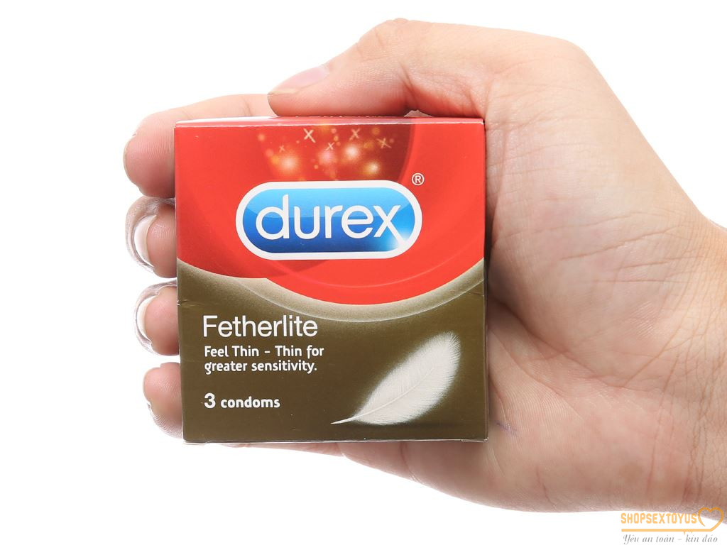 Bao cao su siêu mỏng siêu sướng DUREX FETHERLITE-BBCSGD373 | Shop đồ chơi tình dục hà nội hcm