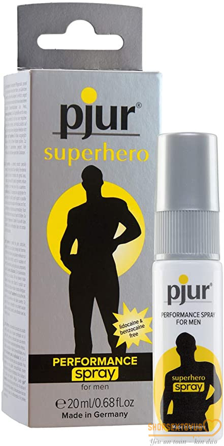 Thuốc xịt kéo dài quan hệ nam PJUR SUPER HERO-TXTS336 | Xịt Pjur Super Hero chính hãng chống xuất tinh sớm