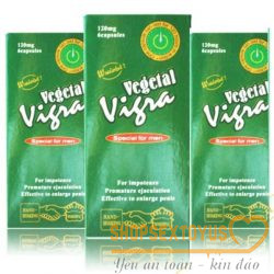 Viên uống sinh lý Vegetal Vigra thuốc chữa rối loạn cương dương Herbal Vigra 120mg Thuốc tăng cường sinh lý nam Vegetal Vigra 120 mg hỗ trợ sinh lý, cải thiện tình trạng yếu cậu nhỏ tốt nhất, giúp nam giới lấy lại phong độ và bản lĩnh đàn ông, cải thiện khả năng quan hệ bền lâu, sản phẩm đặc trị yếu sinh lý, rối loạn cương dương. Điểm đặc biệt của sản phẩm thảo dược Vegetal Vigra 120mg là còn dùng được cho cả nam giới lớn tuổi.