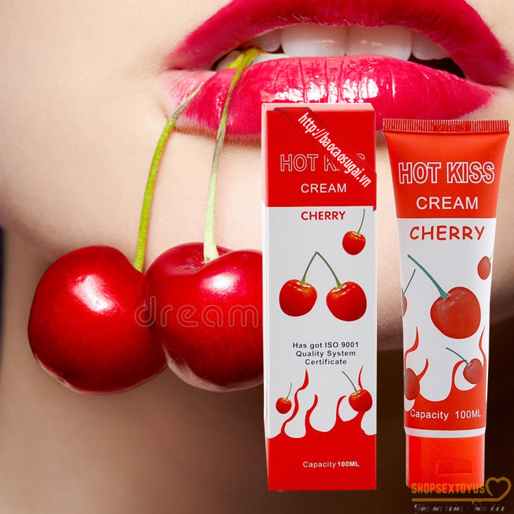 Gel bôi trơn hot kiss hương cherry bôi trơn âm đạo-GTD347 | chất tạo nhờn gốc nước dụng cụ yêu nam nữ