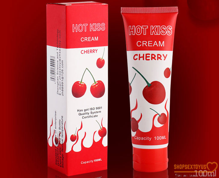 Gel bôi trơn hot kiss hương cherry bôi trơn âm đạo-GTD347 | chất tạo nhờn gốc nước dụng cụ yêu nam nữ