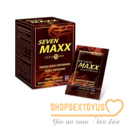 Thuốc tăng sinh lý SEVEN MAXX sản phẩm rất được ưa chuộng tại nhiều quốc gia trên thế giới vì những tác dụng hữu ích đối với sức khỏe tình dục nam giới. Các loại thảo dược quý hiếm trong Seven Maxx cho phép bạn sử dụng trọn vẹn mà không lo bị kích ứng hay tác dụng phụ nguy hiểm.