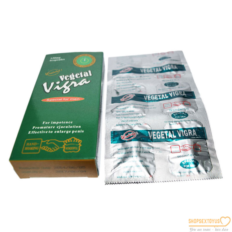 Viên uống tăng sinh lý nam Vegetal Vigra-CDN326| Thuốc cường dương Vegetal Vigra thảo dược Mỹ