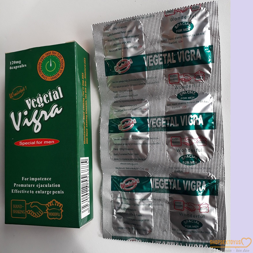 Viên uống tăng sinh lý nam Vegetal Vigra-CDN326| Thuốc cường dương Vegetal Vigra thảo dược Mỹ