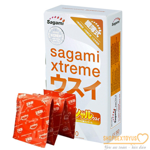 Bao cao su siêu mỏng Sagami Xtreme Super Thin- BCSGD376| Mua bao cao su tránh thai siêu mỏng giá tốt