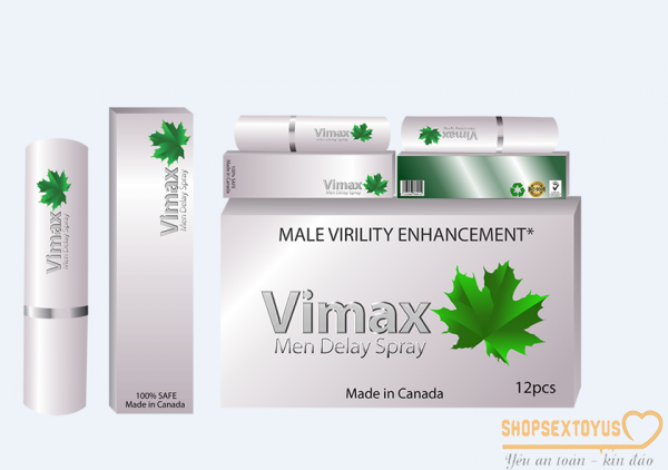 Thuốc xịt trị xuất tinh sớm VIMAX-TXTS328 | Chai xịt Vimax Canada chống xuất tinh sớm