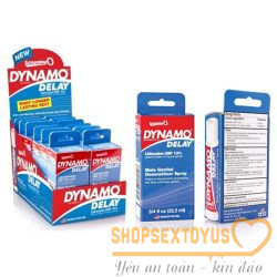 Đầu tiên: Dynamo Delay Spray được sản xuất tại Hoa Kỳ và được Cục quản lý Thực phẩm và Dược phẩm Hoa Kỳ (FDA) kiểm nghiệm nên người dùng hoàn toàn có thể yên tâm về chất lượng của sản phẩm.