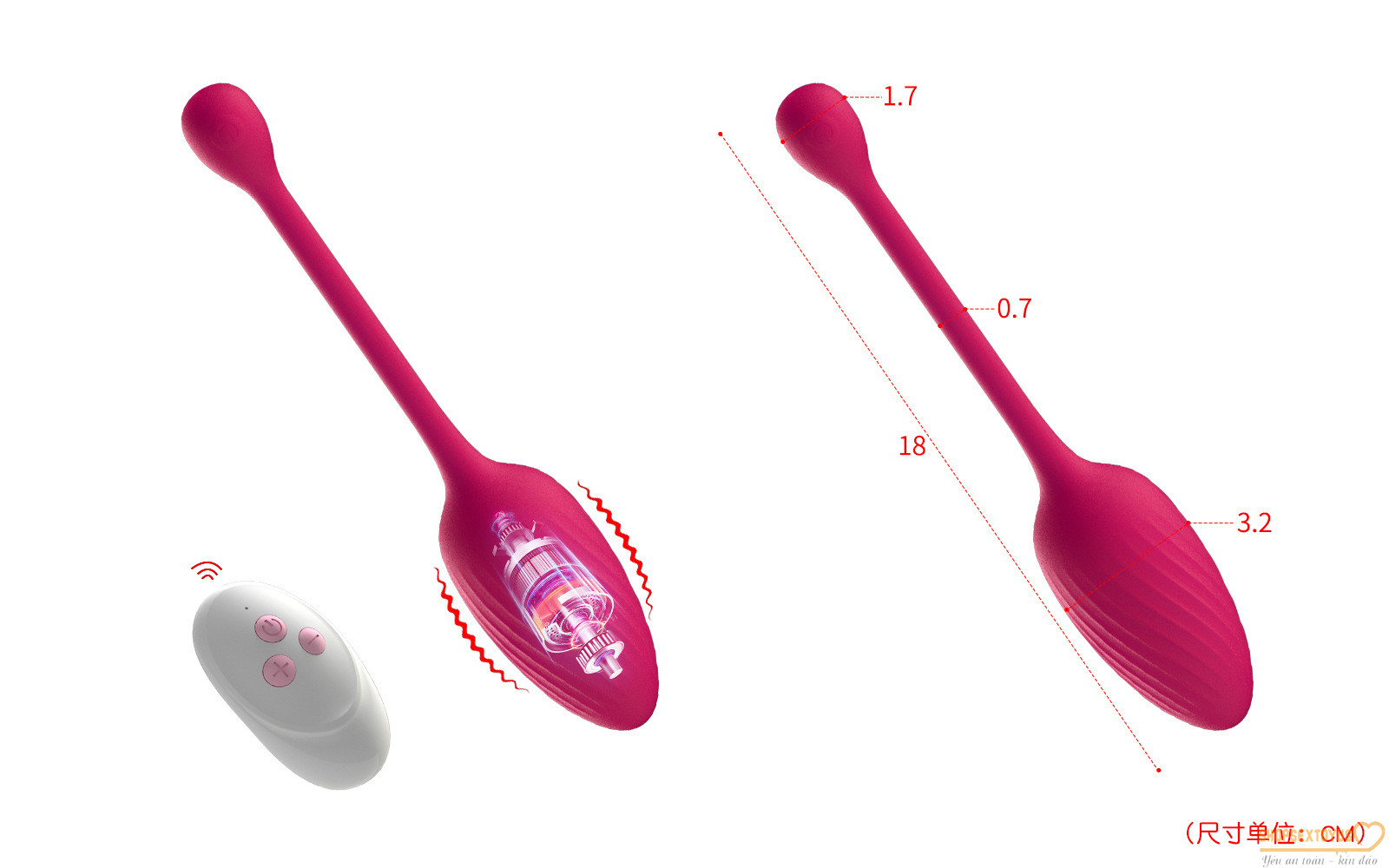 Trứng rung tình yêu LITTE đồ chơi kích thích nữ – TR 414 | đồ chơi tình dục nữ ngụy trang